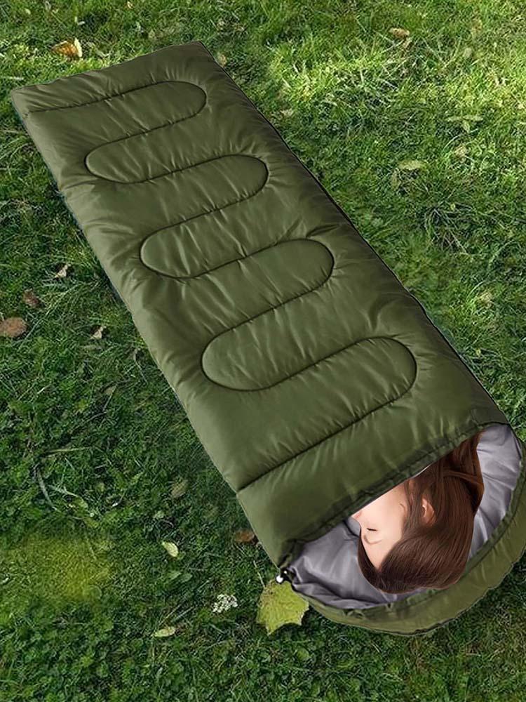 Camping Sleeping Bag Light 4 Seasons Warm Envelope Backpack Outdoor Mummy Cotton Winter Sleeping Bag Camp Camp Sleeping