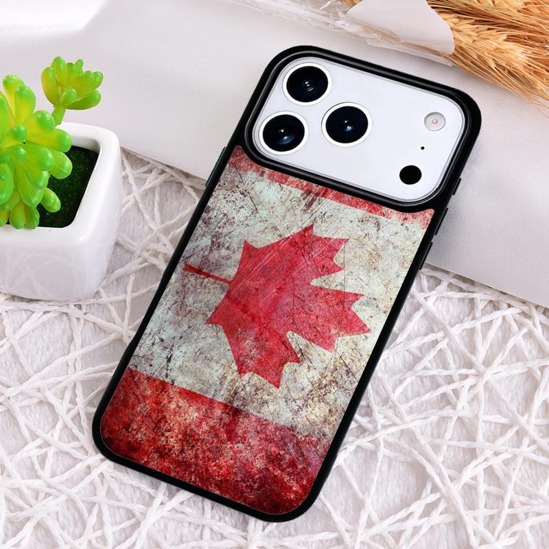 

Canada Flag Maple Leaf Phone Case for iPhone 17 Air 16 15 11 12 14 13 Pro Max Shockproof Cover iPhone17