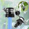 Universeller Wasserhahn-Adapter Kunststoff-Schlauchanschluss Schnellkupplungsanschluss Wasserhahn für Autowäsche Gartenbewässerung Langlebig