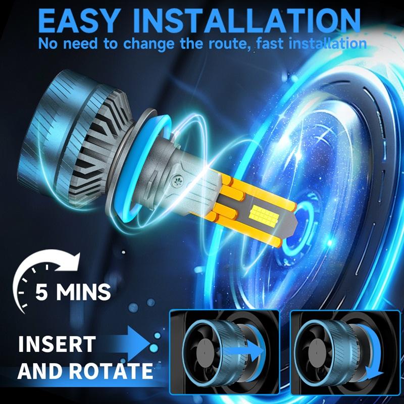 H7 LED Car Headlight Bulb Headlamp 110W 7400LM H4 H1 H8 H11 9005 HB3 9006 HB4 Auto Fog Light 9-12V