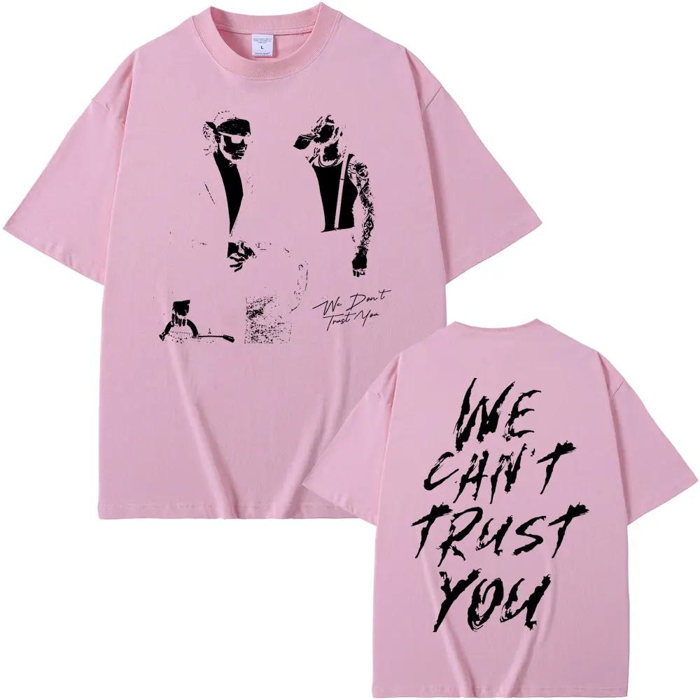 Rapper Future & Metro Boomin 2024 New Hip Hop Album We Don't Trust You Graphic T-shirt Men Women Casual O-collar Oversized Tees