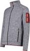 Куртка CMP Men Fleece Jacket (3H60747N) Herren schweres Fleecejacke Knit-Tech Meliert (3H60747N) antracite/burgundy