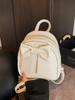 Korean Style Women's Bow Backpack - 2025 New Sweet Fashion Handbag, High Value Small Backpack for Outings