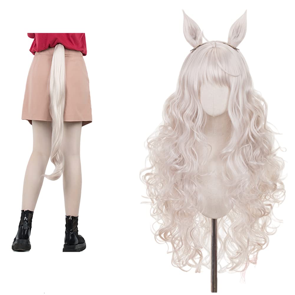 

Косплей-парик Biwa Hayahide, Золотисто-розовый, Костюм, Маскировка, Хэллоуин, Мероприятие, Косплей, Фотосессия (Парик + Уши + Хвост)