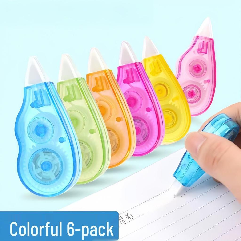 Mini Cute Silent Correction Tape - High-Visibility Color for Students