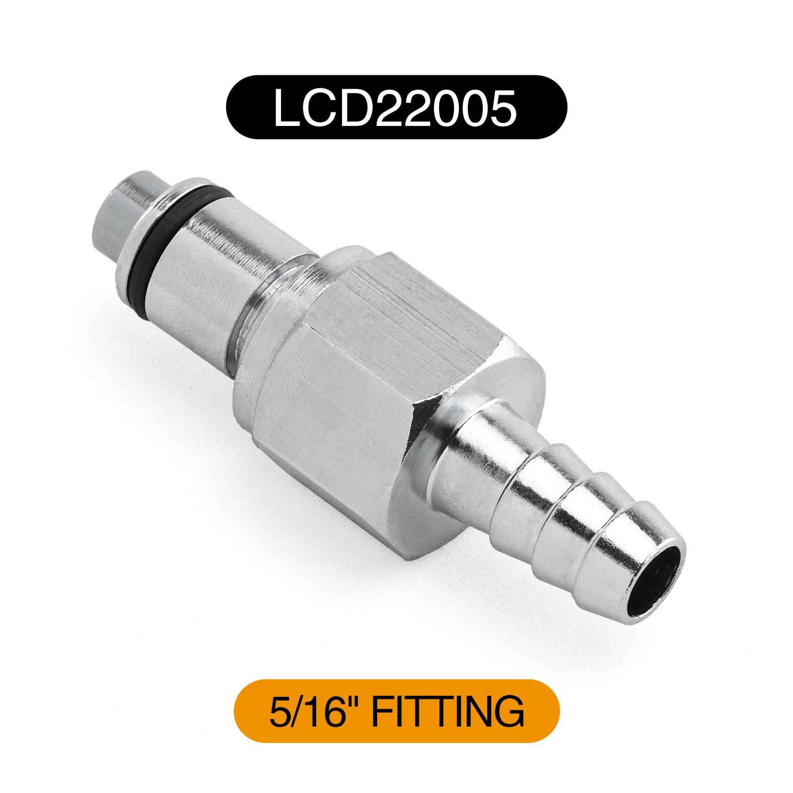 

Для Ducati 996 BMW R1200GS Triumph 1/4“ 5/16 3/8“ Різьбовий 90-градусний Швидкороз ємний З єднувач для Паливної/Газової Шланги LCD22005 Silver
