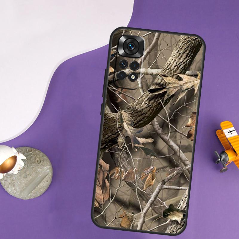 Hunting Camouflage Pattern Case For Xiaomi Redmi Note 13 Pro 14 12 9 10 11 Pro 10S 11S 12S Redmi 14C 13C 10C 12C Cover