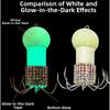 Glow In The Dark Glow In The Dark Lure Hooks Fishing Lure Accessories  For Octopus Fishing