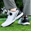 2025 new golf shoes men's shoes waterproof shoes automatic rotating shoelaces casual sports shoes no nails