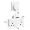 Priză de curent pentru Regatul Unit Comutator independent montat pe perete Filtru de rețea multitap cu încărcare USB C Filtru de rețea Adapt