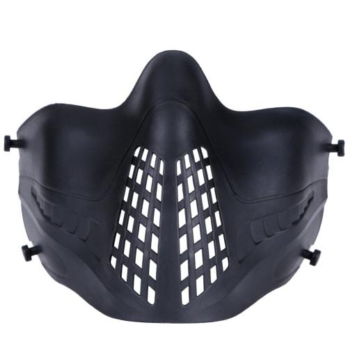 PHOENIX IKKI 2-Way Fast Helmet Attachment, 3-Band Design, Stable, Fog-Free, Unisex, Breathable, Tactical Face Mask, Half Mask, Face Guard, Airsoft Gea