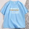 Im Not A Gynecologist T Shirt Funny Adult Humor TShirt Man Menswear Cotton Short Sleeve Oversized Casual Streetwear Clothes