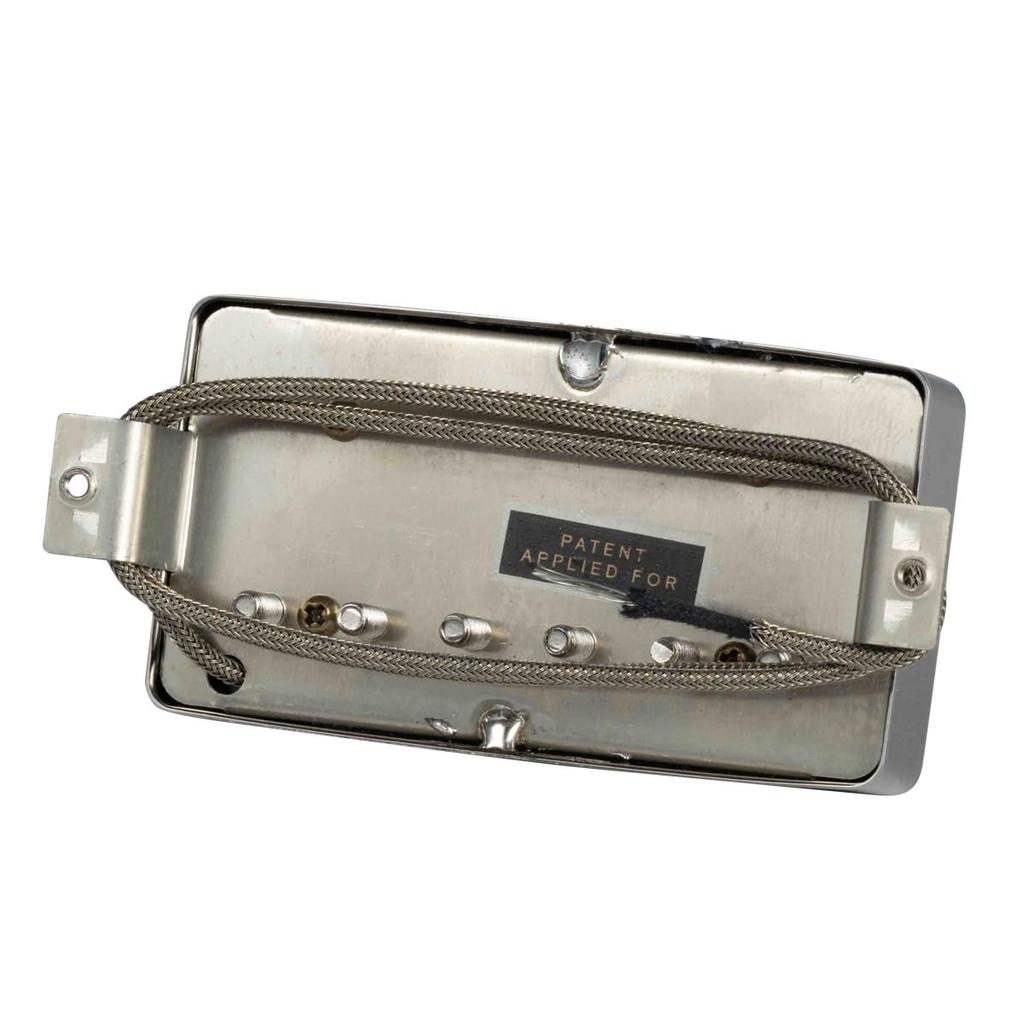 Set Nickel cover Gibson pickup Gibson/Greenybucker PUGBDBNC2-SET