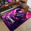 Custom Venom Mat Personalized Name, Polyester Washable Indoor Entryway Rug, Gift for Christmas, Easter, Thanksgiving Day