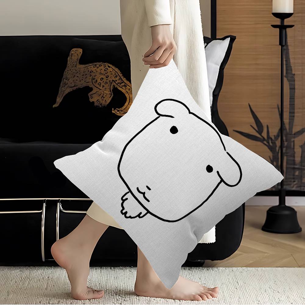 GGanadi Pillow Cover Sofa Cushion Cover Home Room Decoration Children Gift