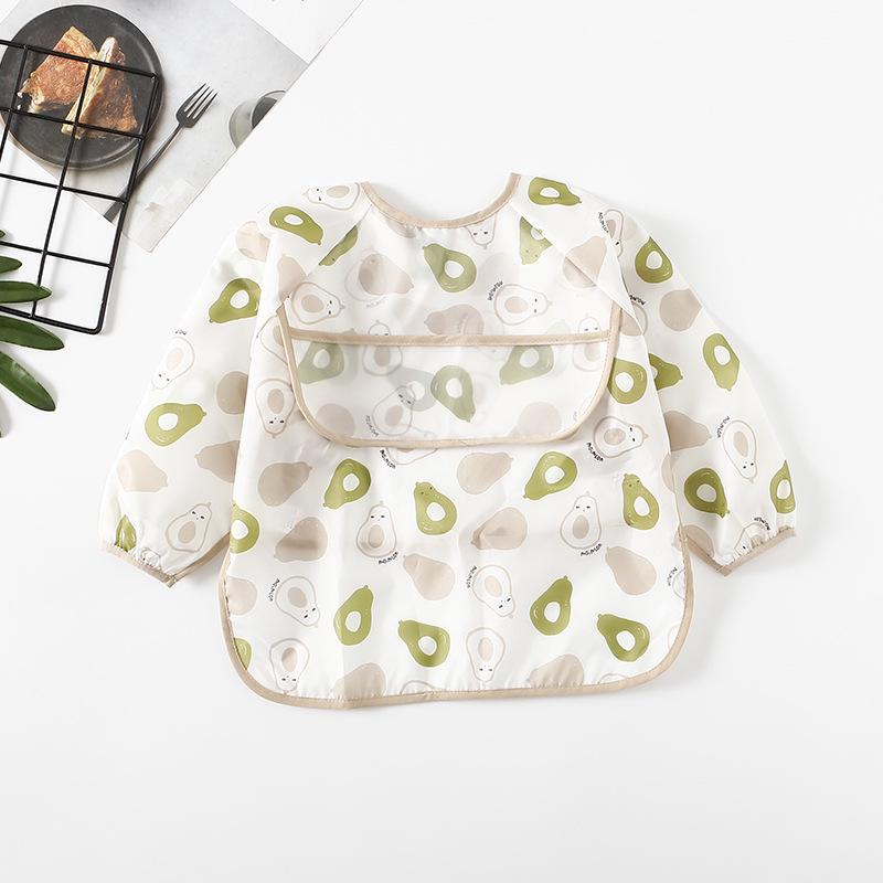 Umbrella Toddler Waterproof Long Sleeve Bib Smock