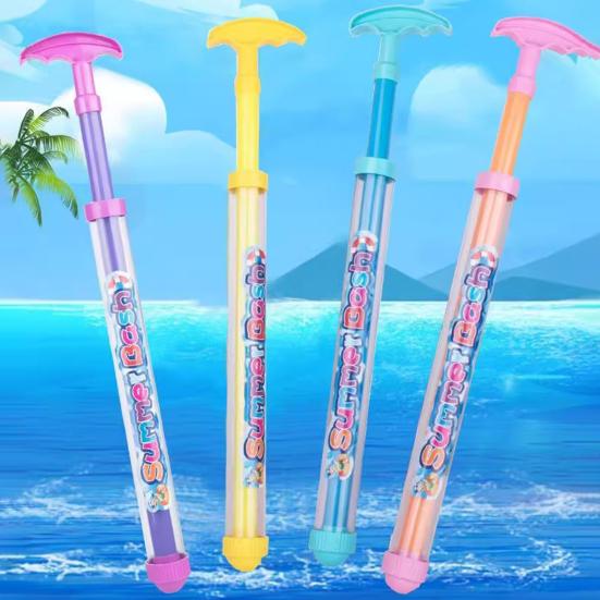 Water Shooter Toy for Kids Sparklers Effect High Pressure Beach Water Squirter Beach Pool Party Toy Pulling Tube Design