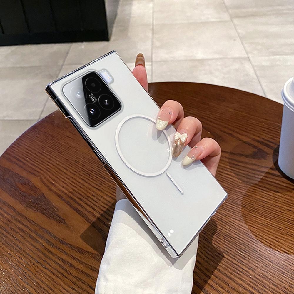 For Xiaomi 15 Case Compatible with MagSafe Clear Slim PC Phone Back Cover