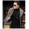 New Winter Leather Jacket Men's PU Sports Jacket Men's Slim Fit Casual Sports Jacket Men's Suit Collar Coat