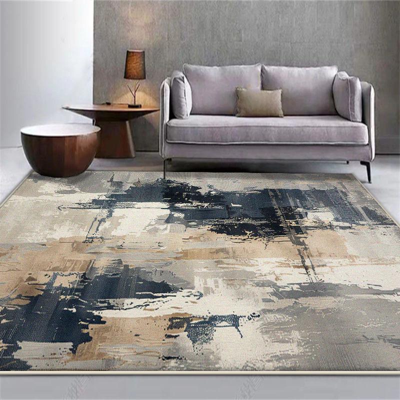 Nordic Abstract Carpet for Living Room Luxury Easy Clean Home Decor Rug for Bedroom Washable Washroom Floor Mat Tapis