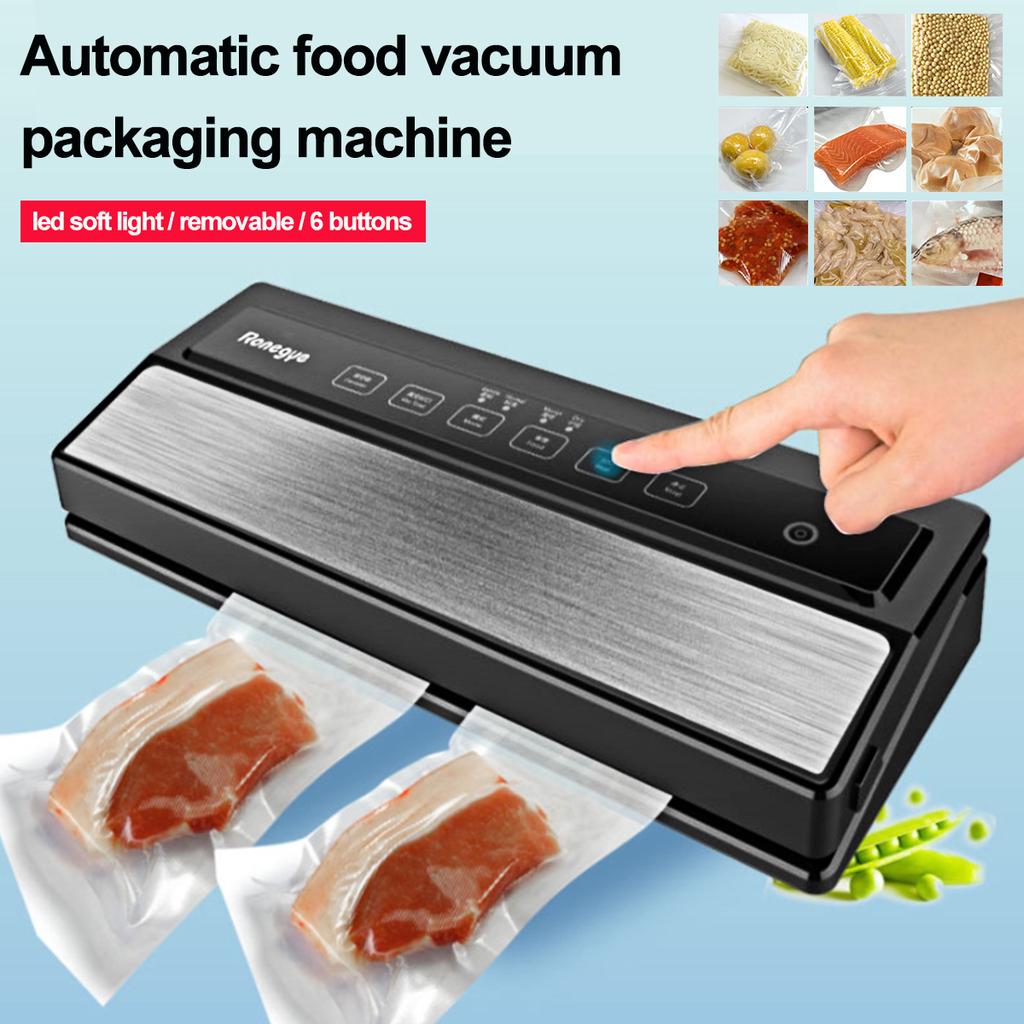 220V Automatic Food Vacuum Sealer Saver Packing Sealing Machine with Storage Bag