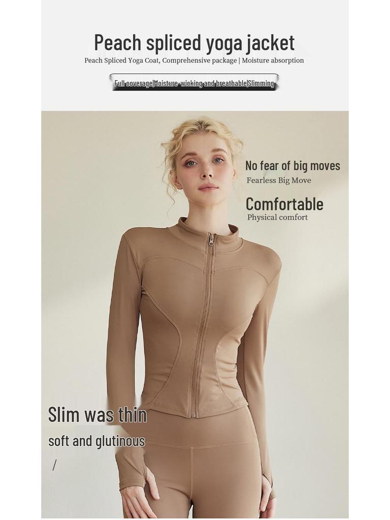 Lulu Women's Slimming Long-Sleeve Stand Collar Cardigan for Yoga, Running, Training & Fitness