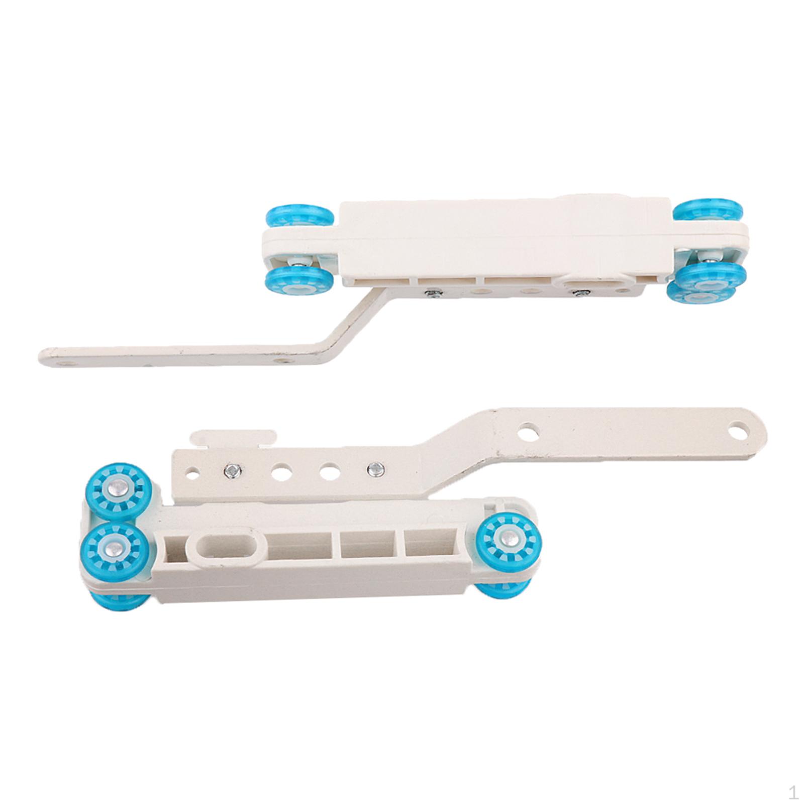 Pair Curtain Runner Track Carrier Slides Straight/Curved Straight Type