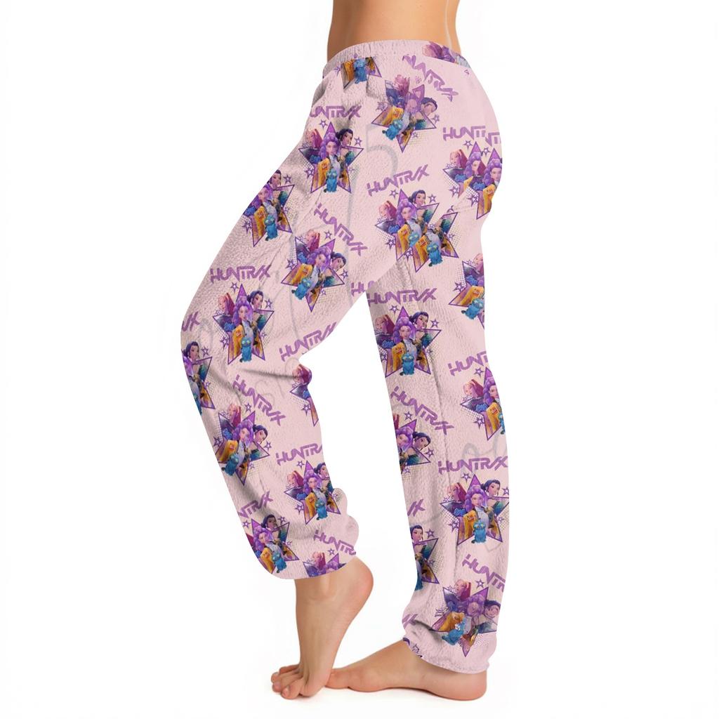 Women's Casual Fashion Print Casual Drawstring Elasticated Waist Pants