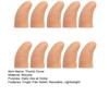 10Pcs Finger Protectors Finger Arthritis Cracking Pain Relief Finger Cots Short Thumb Guard Cover Reusable Fingertip Protection Finger Caps Sleeves