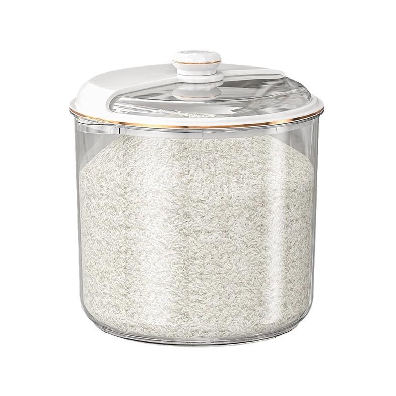 Airtight Rice Storage Container - 10KG Kitchen Jar with Locking Lid, Anti-Moisture & Insect-Proof Flour Bin for Rice/Grains