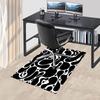 1PC Abstract Pattern Non-Slip Floor Carpet, Suitable for Office, Bedroomand Playrooms. It Can Also Be Used As a Sofa Footrest cover-T47