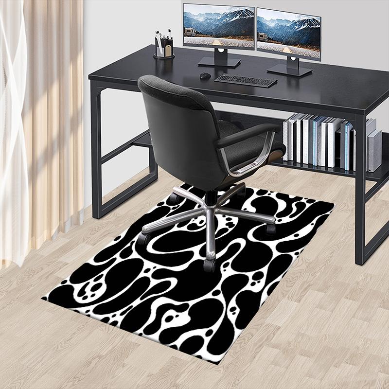 1PC Abstract Pattern Non-Slip Floor Carpet, Suitable for Office, Bedroomand Playrooms. It Can Also Be Used As a Sofa Footrest cover-T47