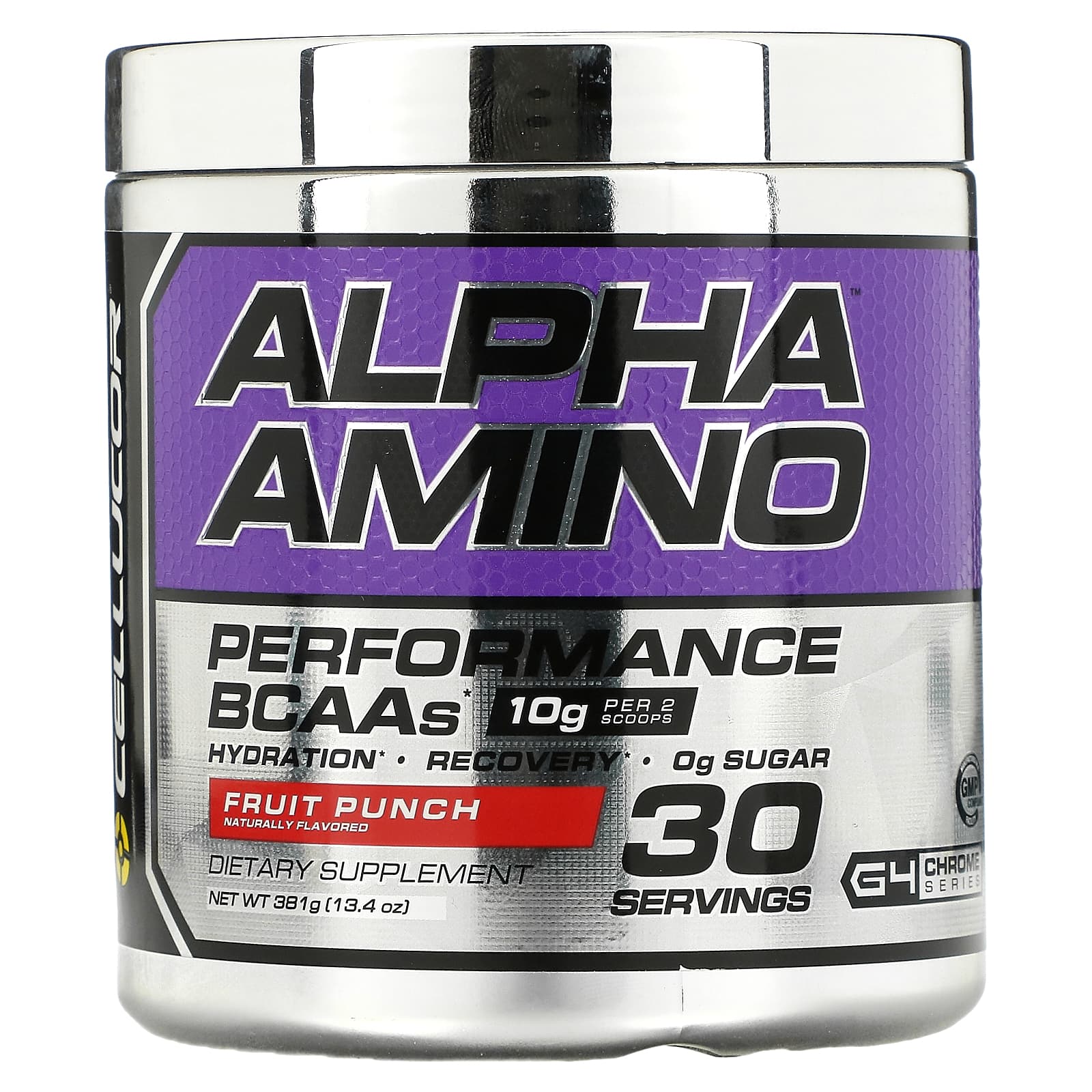 

C4/Cellucor, Alpha Aminos, Performance BCAAs, Fruit Punch, 13.4 oz (381 g)