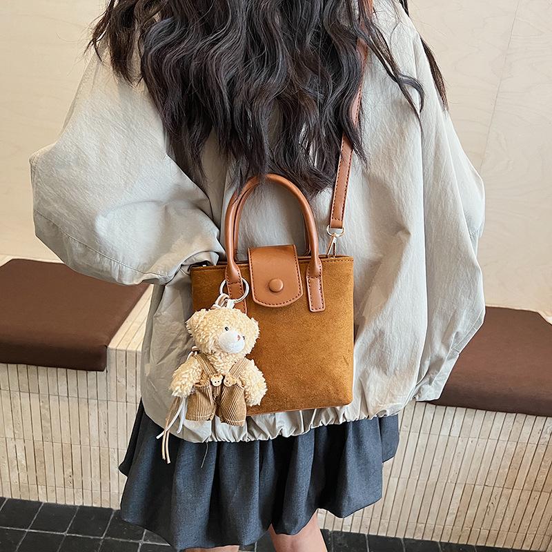 Sweet & Trendy 2025 Cute Plush Bucket Bag