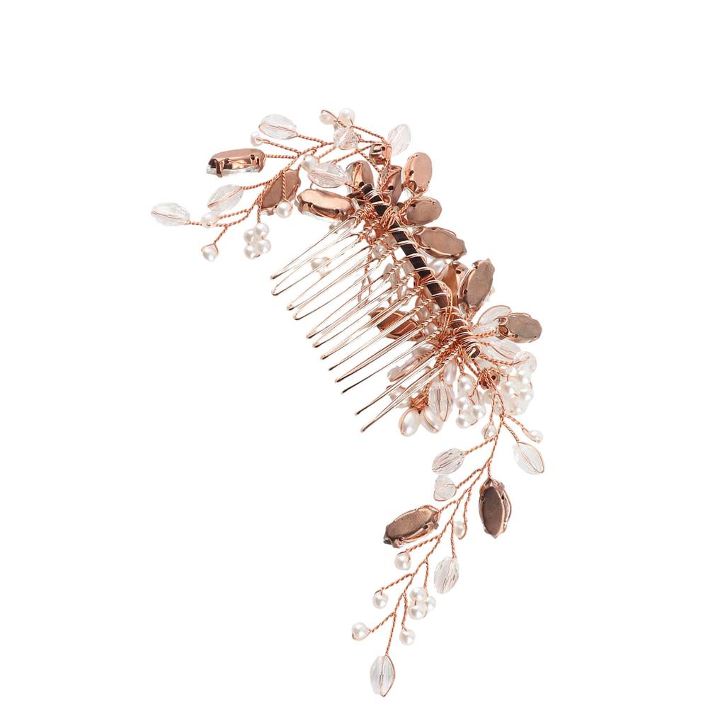 Pearl   Wedding Hair Comb Elegant Bendable Pearl Hair Pieces Bridal Wedding Hair Accessories