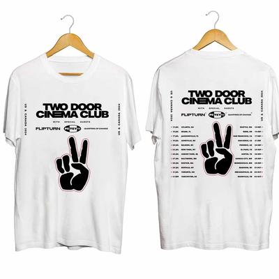 Two Door Cinema Club 2024 Tour Shirt  Size S-5XL CG2293 Unisex T-Shirt