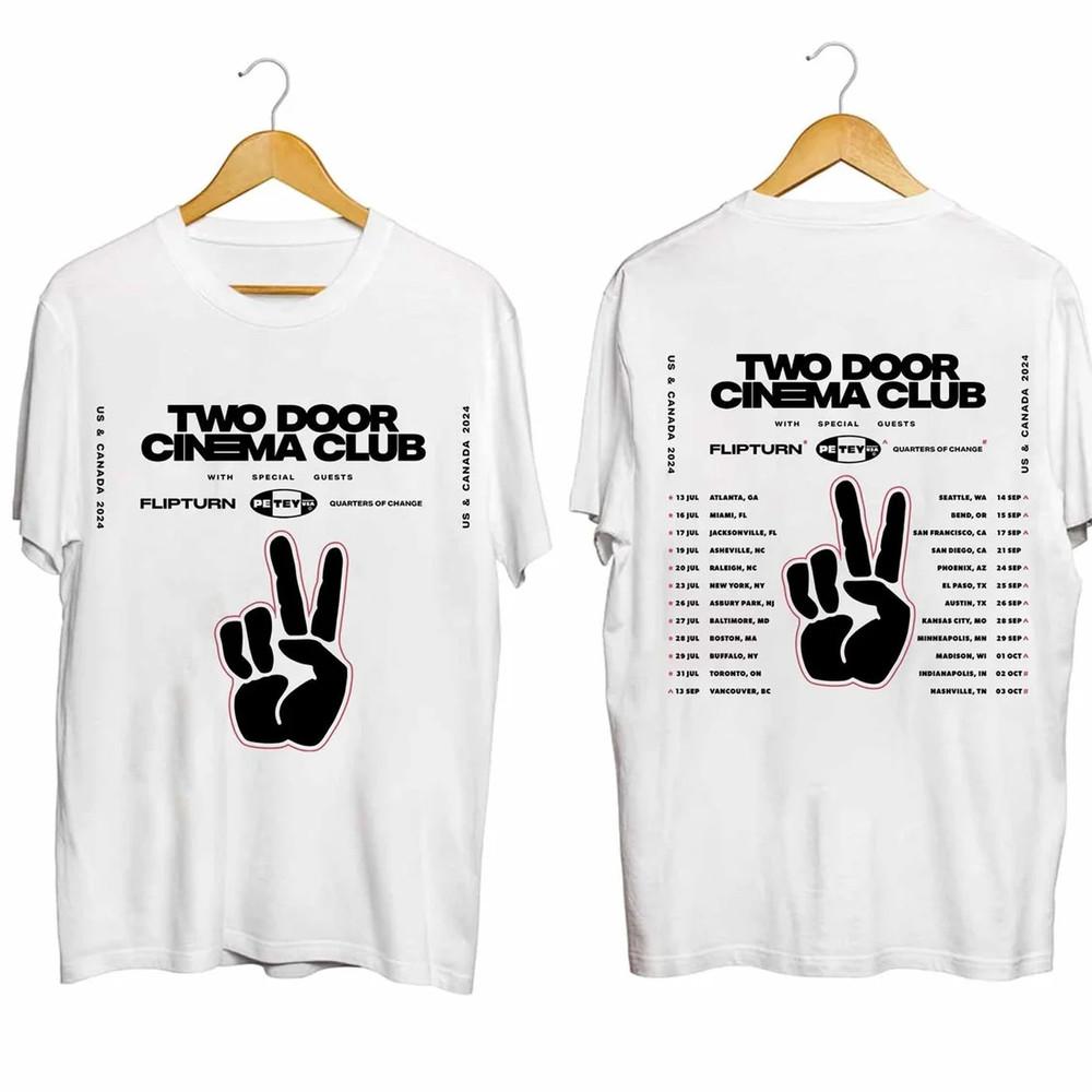 

Two Door Cinema Club 2024 Tour Shirt Size S-5XL CG2293 Unisex T-Shirt S