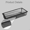 Floor Register Black Accessories Easy to Install Supplies Walkable Grate Vent Cover for Dorm