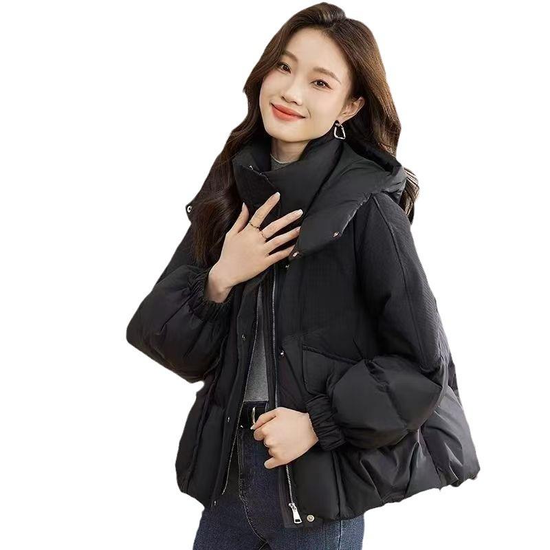 New cotton-padded women's winter short loose jacket trendy design sense thickened cotton-padded jacket