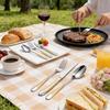 16/32/48PCS Stainless Steel Flatware Set, High-quality Rust-resistant Material Mirror Polished, Dishwasher Safe