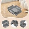 8 Pieces Felt Drawer Organizer Tray Containers Multipurpose Space Saving Dividers Desk
