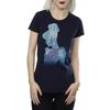 Disney Princess Damen/Damen Cinderella Gefüllte Silhouette Baumwoll-T-Shirt