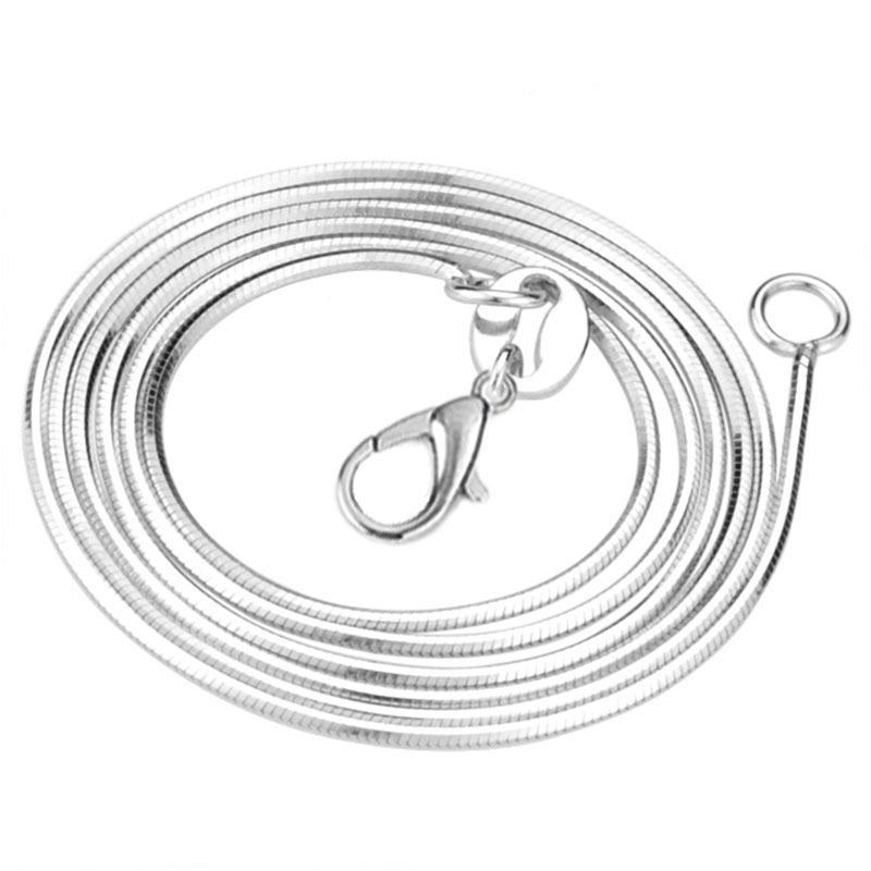 

Универсальное колье-чокер из цепочки «змеиная кость» 45CM Copper Silver-Plated