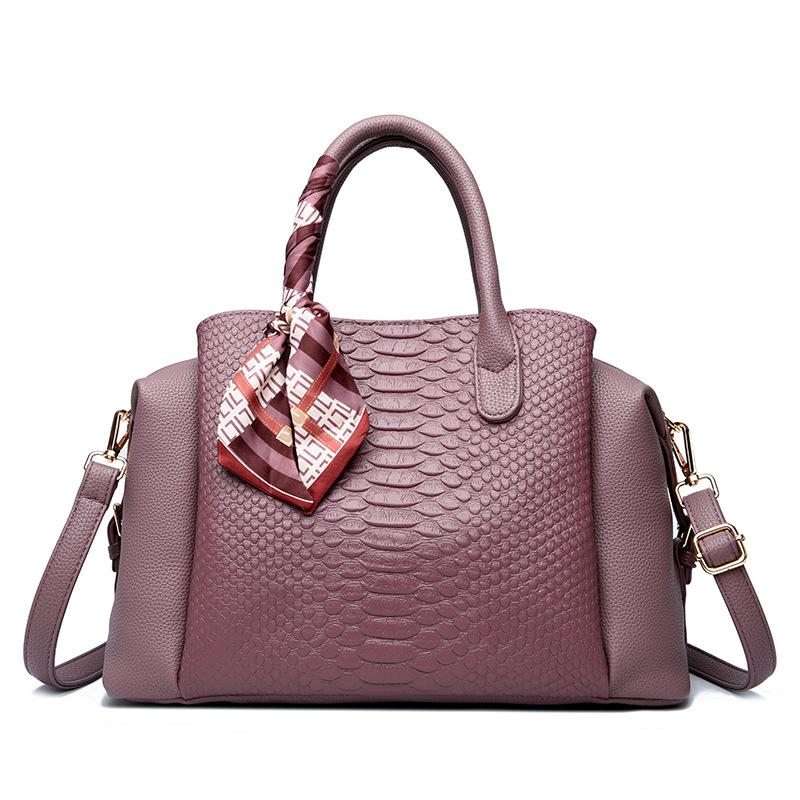 Bolso nuevo bolso de mujer bandolera bolso grande gran capacidad moderno retro versátil patrón de cocodrilo bolso almohada