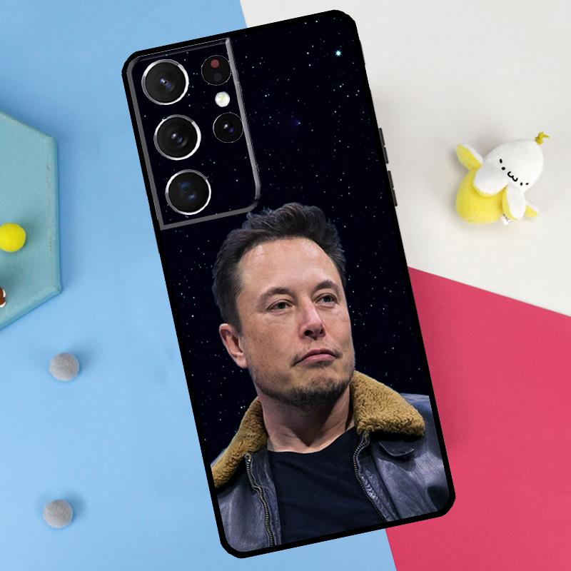 Elon Musk Back Case For Samsung Galaxy S25 S24 S23 S22 S20 S26 Ultra S10 Plus S21 FE S25 FE Soft Cover