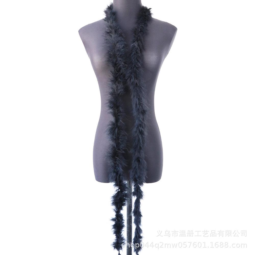 11G Flat Top Clothing Accessories Diy Material Turkey Plush Strip Scarf Crafts Accessories New