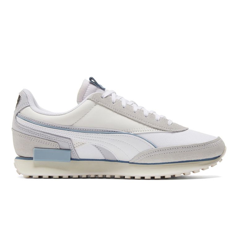 Puma Future Rider Fabric Retro Sports Low-Top Lifestyle Shoes Women Sneakers Dawn-Gray 381783-01