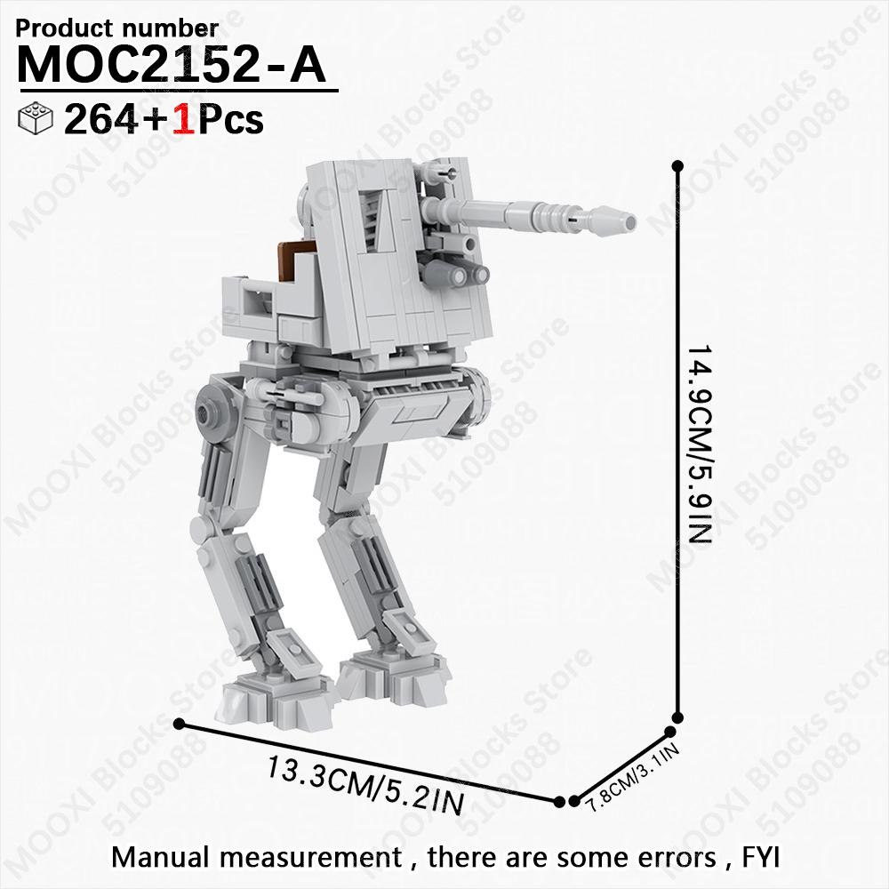 MOOXI Star Wars Mech Veicolo Cannone Carro Armato Armi Nave da Trasporto Soldati Modello Mattoncini Fai da Te Blocchi da Costruzione Assemblati Giocattolo per Bambini