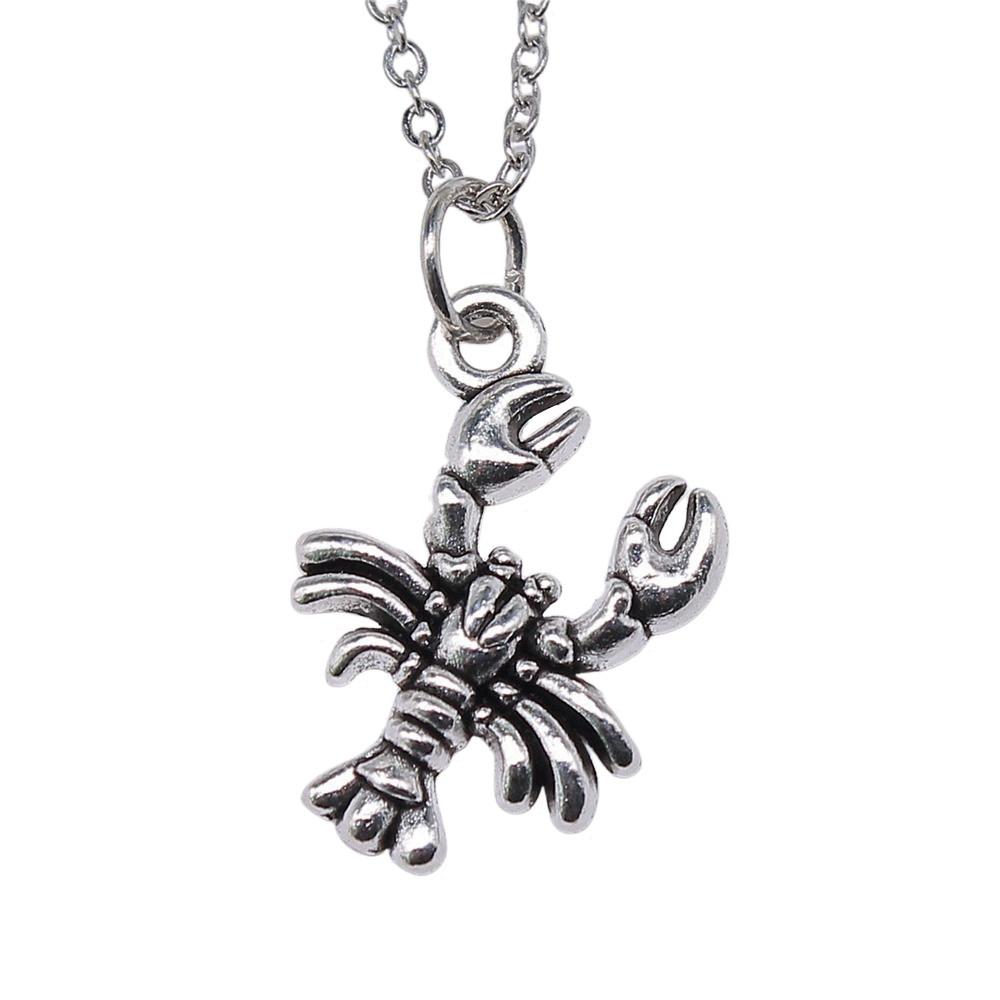 Snake Pendant Dragon Necklace Animal Jewelry Child Gifts 40cm Short Chain