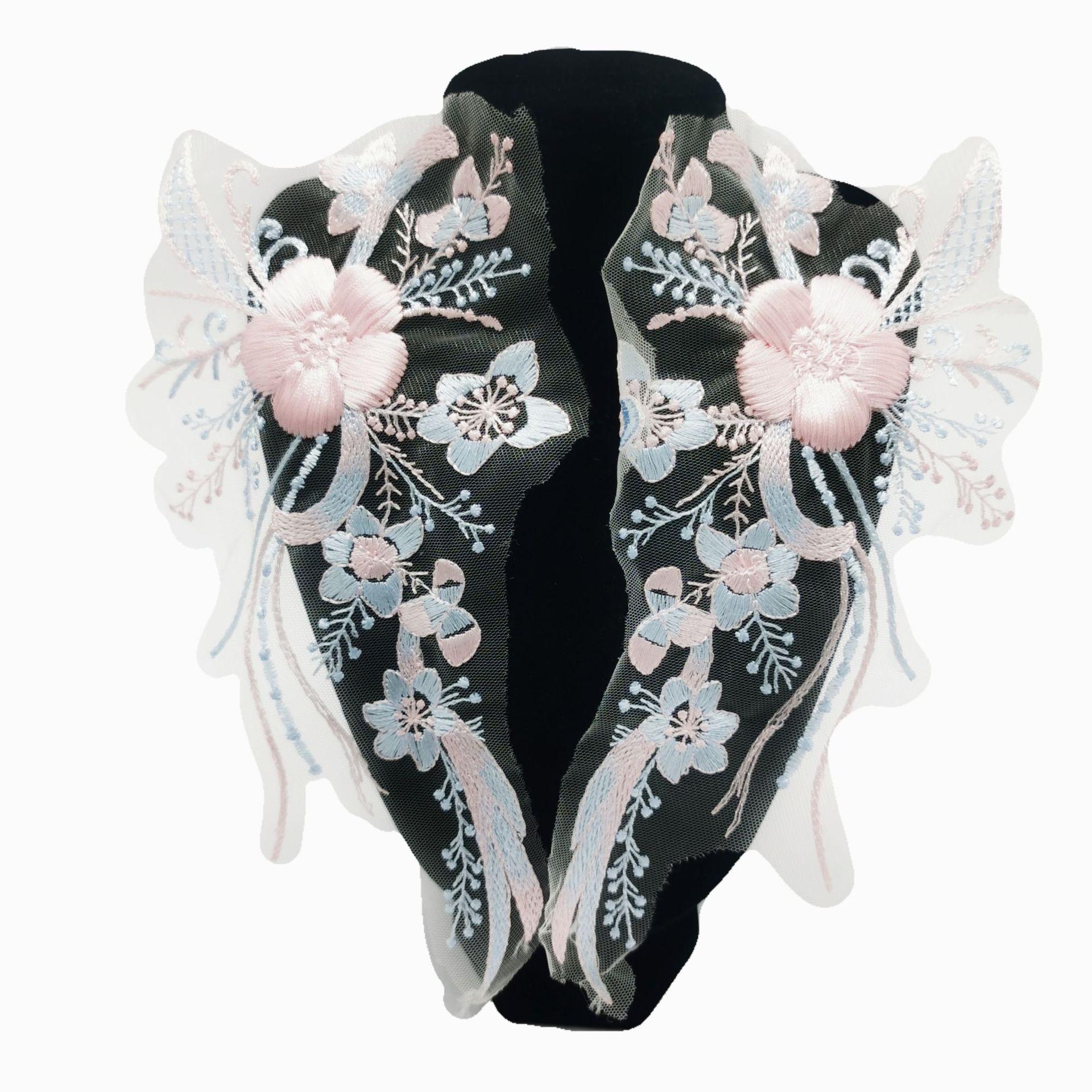 

Цветная пара Платье с цветами Ювелирные изделия Сделай сам Декоративное Детская одежда Аксессуары для ханфу Pink 127 pair